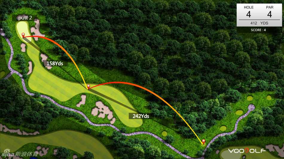 次轮比赛中，朴城炫在第九洞推入关键小鸟推后，脸上露出坚毅而专注的神情