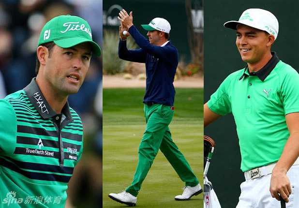 巴巴·沃森以一袭标志性粉红色polo衫亮相，与翠绿球道形成鲜明对比，尽显其大胆不羁的‘粉红大叔’魅力。