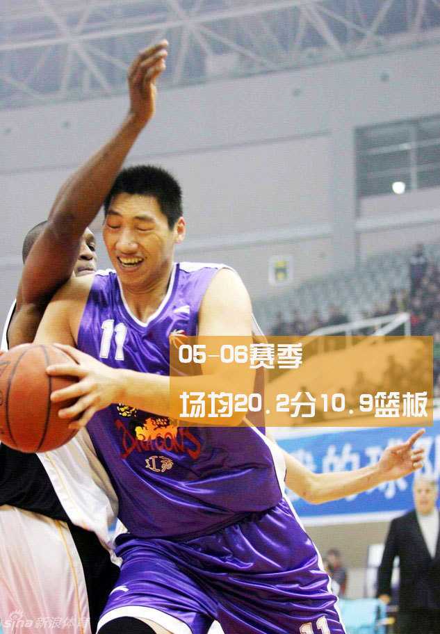 峥嵘岁月·姚明NBA传奇录 姚明身穿火箭队服站在全明星舞台上,身后是璀璨的灯光,微笑间已是国际篮球的图腾