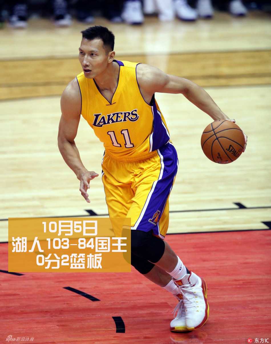 易建联湖人季前赛全回顾:从踌躇满志到守护内线 比赛中,易建联背身单打,利用身高优势观察队友跑位,随时准备送出精妙传球或转身攻击篮筐。