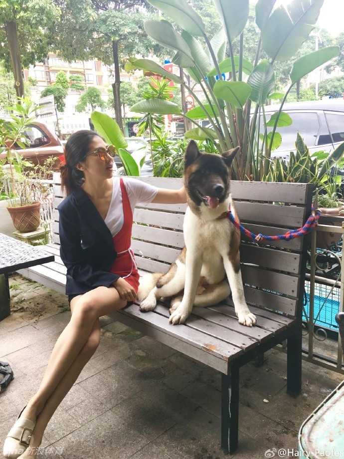 王仕鹏娇妻李跑近照曝光,与爱犬亲昵秀长腿,皮裤配骏马又美又飒 李跑身穿时尚牛仔短裤在户外与爱犬亲密互动,她蹲下身子温柔地抚摸秋田犬,修长美腿在阳光下格外抢镜。