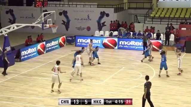 金砖男篮对抗赛：中国蓝队90-61大胜南非取两连胜