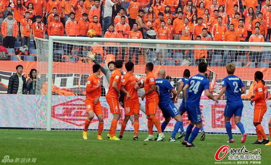 2017赛季足协杯第三轮：吉林百嘉1-4山东鲁能