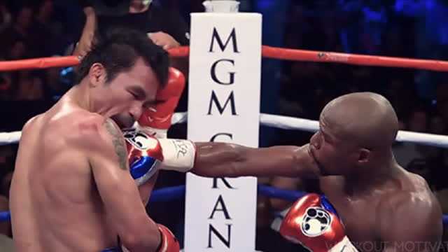 50胜传奇TKO终结跨界之战，梅威瑟拳台封神之夜