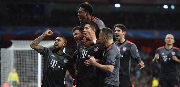 欧冠榜首战：阿森纳3-1击溃拜仁，10年不胜魔咒终破