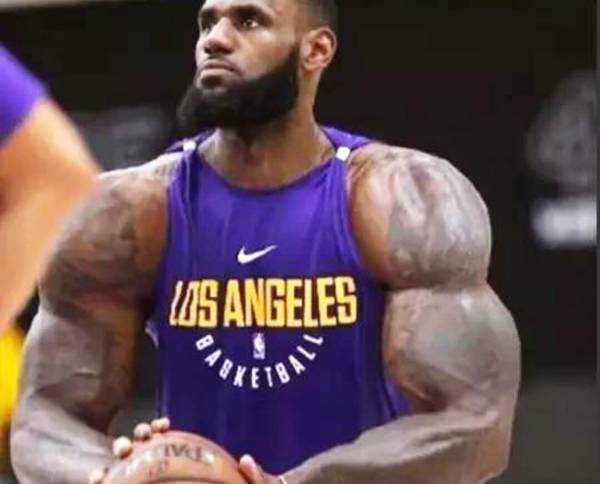 肌肉巅峰对决：霍华德“脂包肌”VS詹姆斯“雕塑肌”