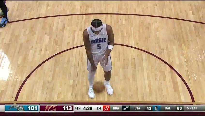 骑士103-90魔术：哈登米切尔双核驱动末节一波流